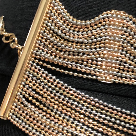 Natasha Choker Necklace Gold, Silver & Rose Gold - Picture 7 of 14